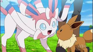 Serena \& Chloe Meeting the first time!! 🥹💕🌸🦶🏻💞 - Pokémon ultimate journeys EnglishDub 🧋🌸