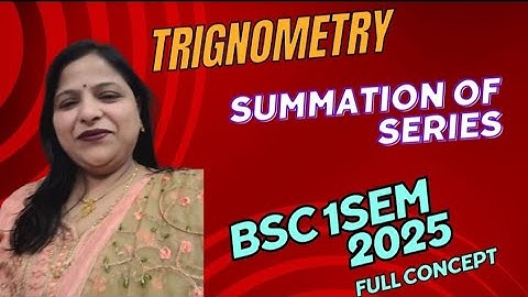 Trignometry |summation of series |part-8#maths #bscmaths #bscmathmetic  #viralyutube #viralvideo