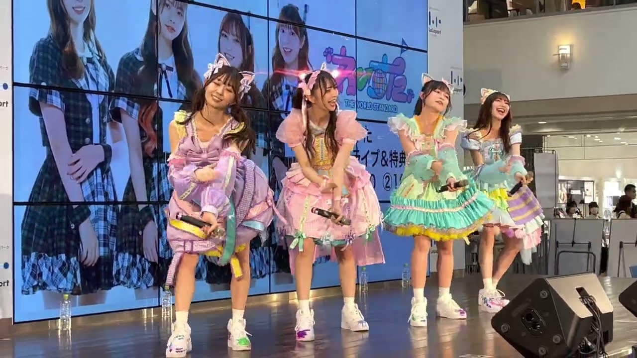 2022.06.19  わーすた  オリジナルAL「我々はネコである。」リリース決定記念ミニライブ 2部  @ららぽーとTOKYO-BAY