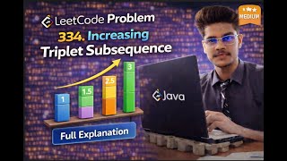 Exclusive Increasing triplet subsequence#LeetCode#LeetCode334#DSA#JavaProgramming#CodingInterview#MediumLevel Profile
