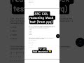ssc cgl reasoning Mock test