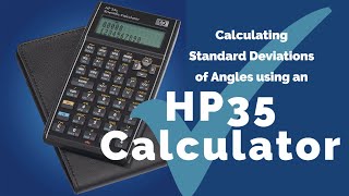 Calculating Standard Deviations of Angles using an HP35 Calculator screenshot 4