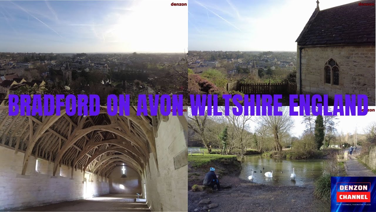 Bradford on Avon in West Wiltshire, England