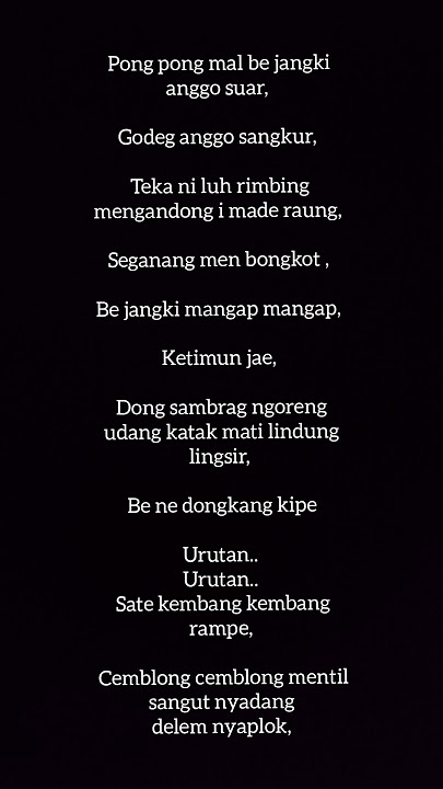 LIRIK BALEGANJUR PONGPONG MAL‼️ #baleganjur #bali #ogohogoh