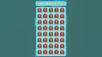 Can You Find the Odd Emoji in 5 Seconds? 😲 | Only Geniuses Can Spot It! #Shorts