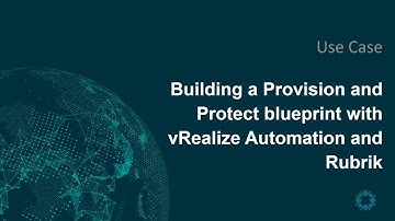 Use Case: Provision and Protect with vRealize