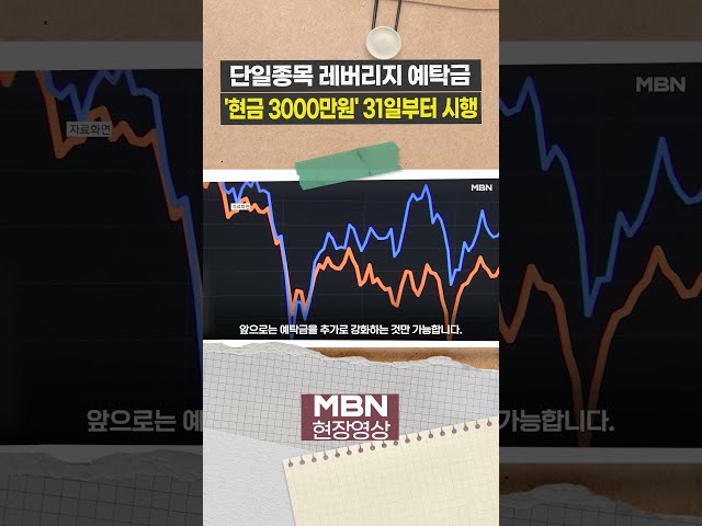 '31일부터 3000만원' 시행...단일종목 레버리지 예탁금 상향 [이슈영상]