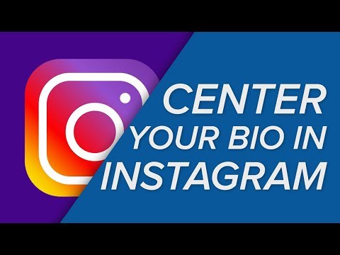 How to Center Your Instagram Bio!