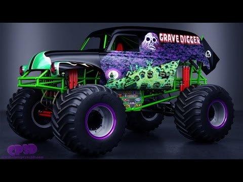 Monster Trucks  For Children Videos Trucks  For Kids 