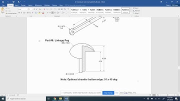 Train Linkage Peg onshape