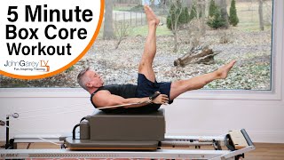 Quick Reformer Box Core Workout - 5 Minute