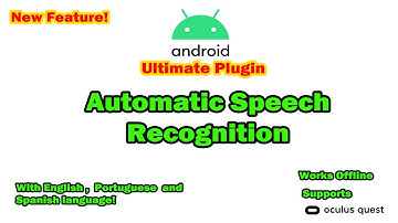 Android Ultimate Plugin, New Feature Automatic Speech Recognition