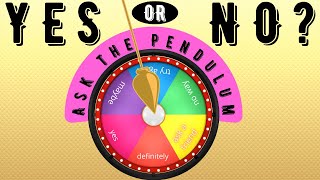 🌈YES or NO? The Pendulum Speaks🌈 Ask 3 Questions 🙏💫💜💍🤑| Ask the Pendulum #12 🔮