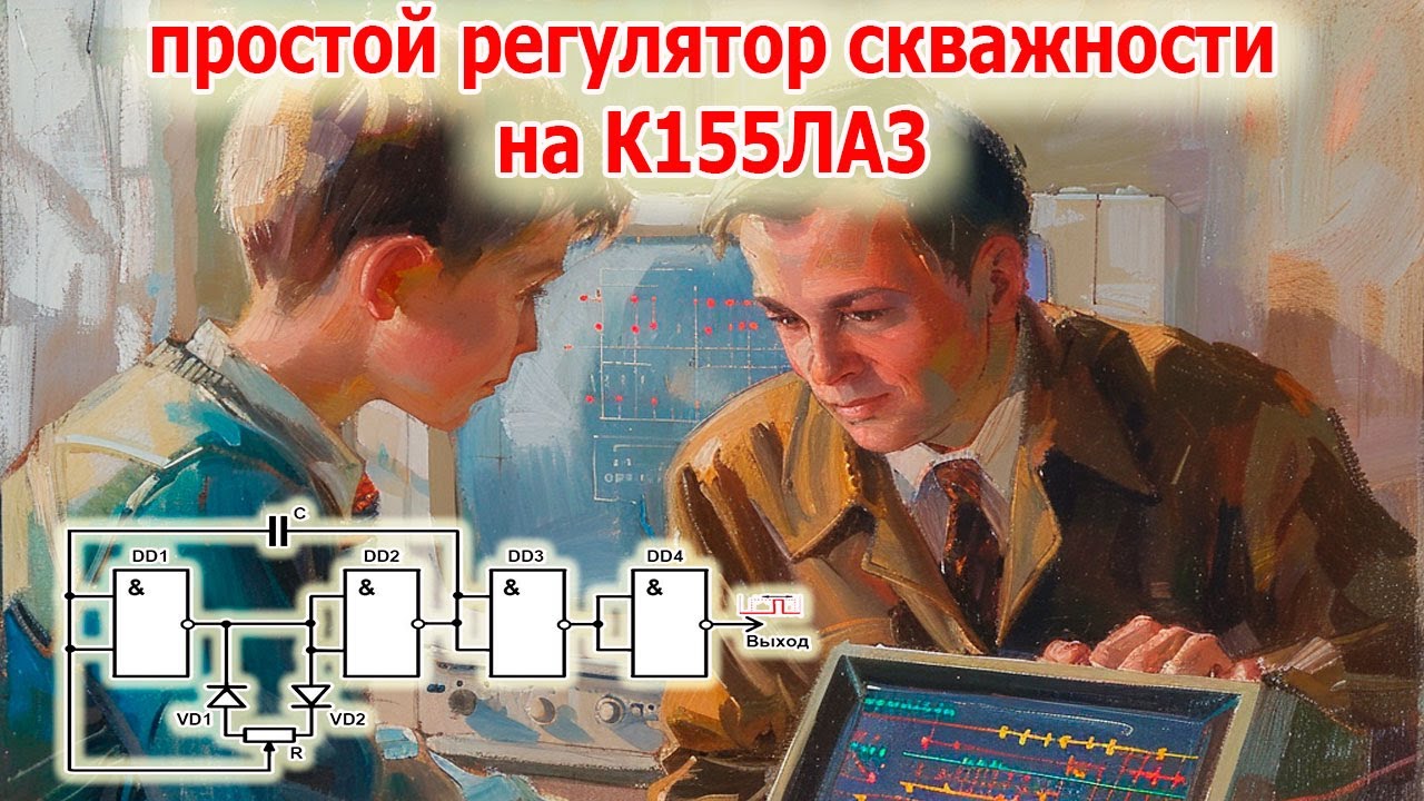 Полезная схема, которая позволяет экономить энергию на К155ЛА3 - YouTube