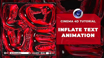 🎈 LEARN TO CREATE A MESMERIZING INFLATE TEXT ANIMATION 🎈 7# Cinema 4D Tutorial Beginner