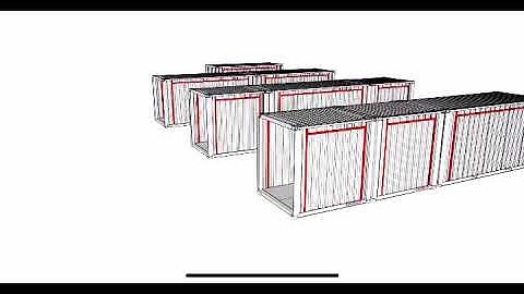 Shipping container building blocks