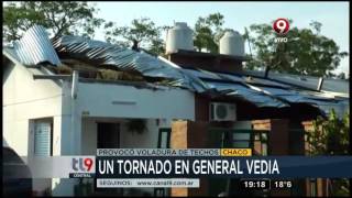 Un tornado en General Vedia