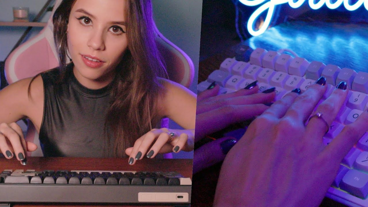 ASMR + Teclado Especial = VOCÊ BABANDO no Travesseiro NOVAMENTE 🤤