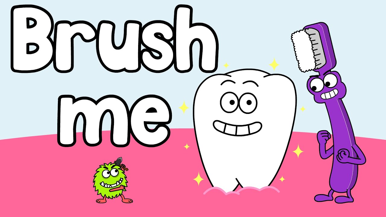 Brush Your Teeth Song   Kids Songs   Nursery Rhymes   Dental Health   Kindergarten   Healthy Habits