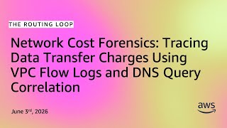 Network Cost Forensics: Tracing Data Transfer Charges Using VPC Flow Logs and DNS Query Correlation