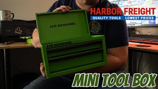 U.S. GENERAL Mini Steel Toolbox, Green ( New Colors)