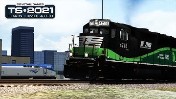 Chicago Transfer Job With NS ECO Engines - Train Simulator 2021 (Racetrack Route)