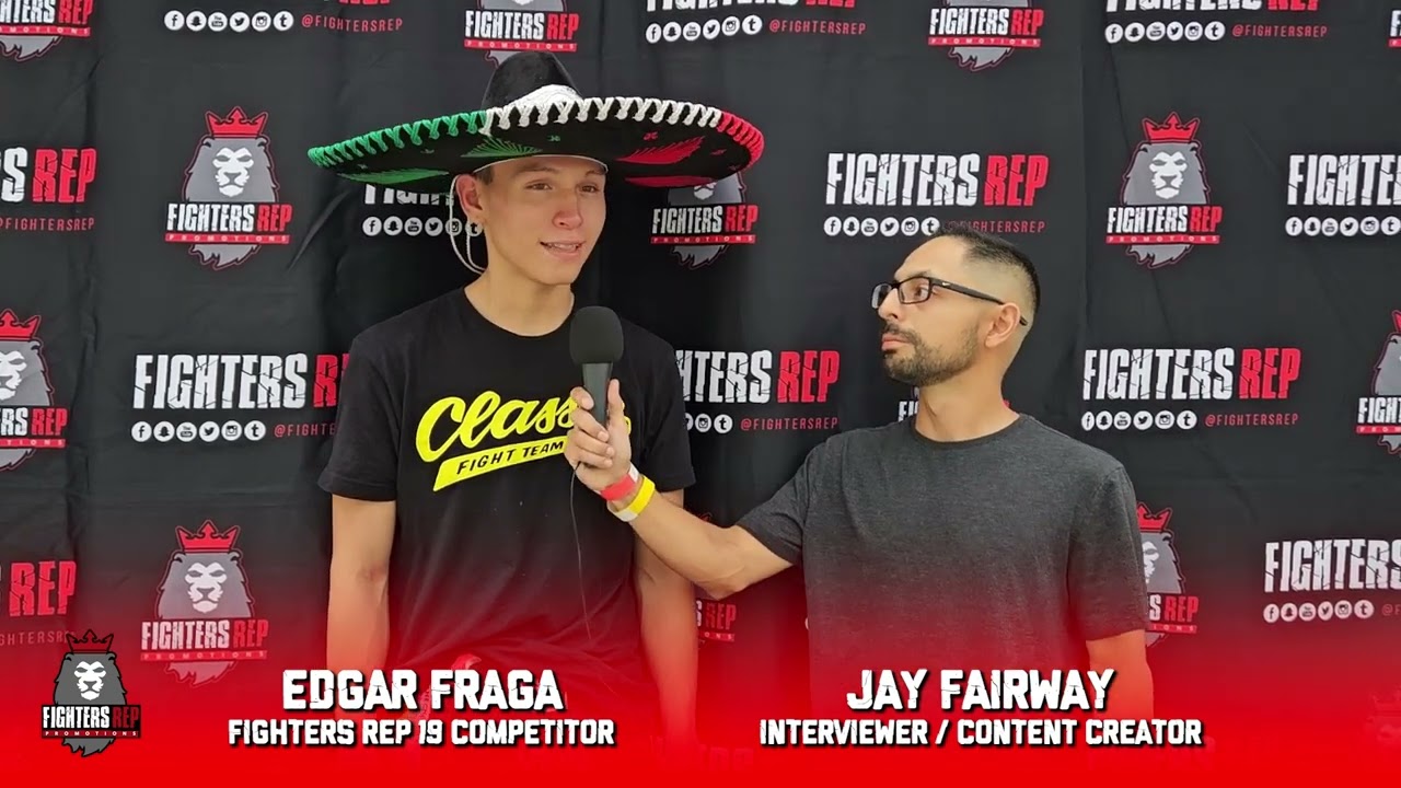 Edgar Fraga Post Fight Interview | Fighters Rep 19