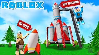 KETEMU ALIEN!!KITA BUAT ROKET TERBESAR SEHARGA 100 TRILIUN YANG PERNAH ADA!!! ROBLOX Blast Off Sim