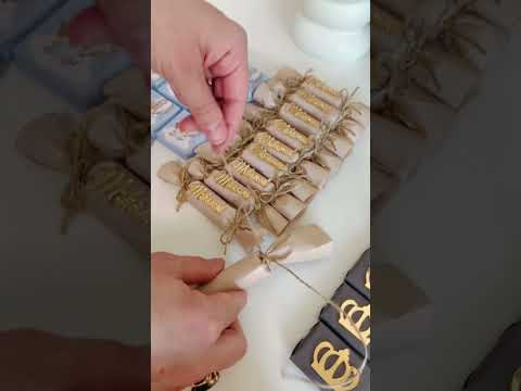 طريقة تغليف شوكولاتة الببيونة  دبي هدايا