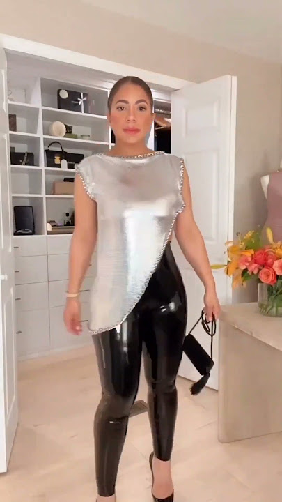 Tight Leather Leggings 💯💋 #fashion #beautiful #outfit #shiny #style #latex #leather #grwm #leggings