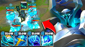 THIS PERMASLOW MORDEKAISER BUILD FREEZES THE ENEMY TEAM! (NOBODY GETS TO MOVE)