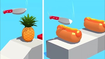 Slice It All Gameplay! Satisfying and Relaxing ASMR Slicing Video