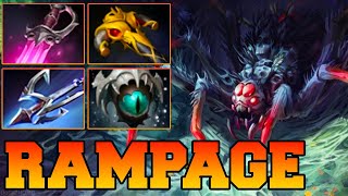 Rampage Broodmother Dota 2 !! Broodmother Dota 2 Mid Lane Carry Build Pro Gameplay Guide 7.35