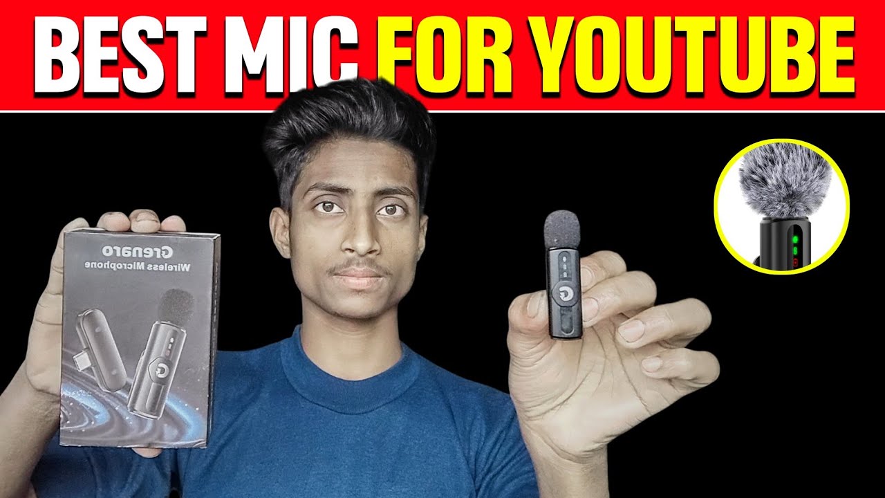 Best Mic For YouTube Videos | Best Wireless Microphone | Best Experience🔥