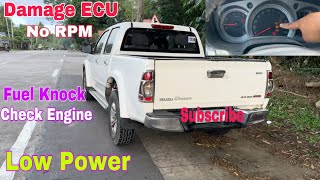 ISUZU DMAX Low power no RPM Check Engine how to Solve