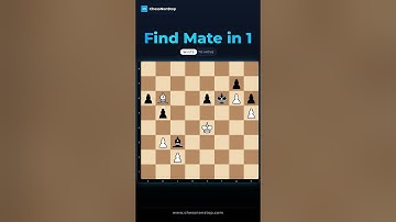 99% of Players Overthink This Simple Checkmate, But The Move is Obvious! | Mate in 1 #shorts #chess