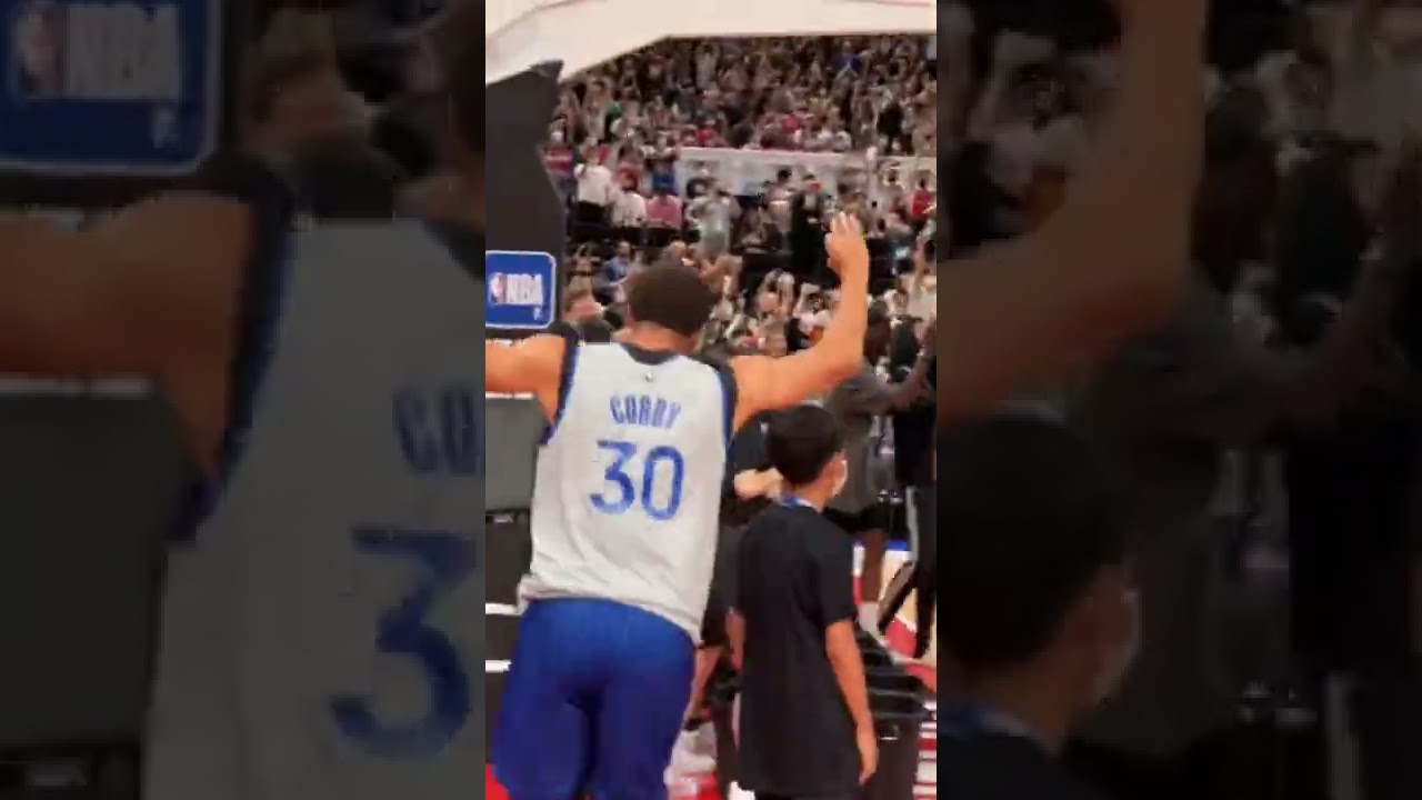 Golden State Warriors play preseason game in Tokyo featuring Steph Curry