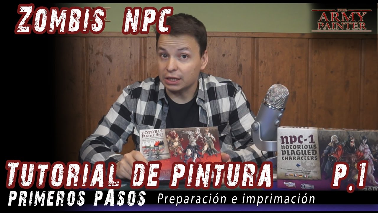 Zombicide Black Plague tutorial de pintura para principiantes: Zombis NPC. Parte 1