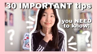 30 IMPORTANT kpop audition tips & advice you NEED to know before YOU audition! (part 1) ~30k special