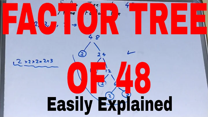 Factor tree of 48|How to draw factor tree of 48|Find factor tree of 48|48 factor tree explained