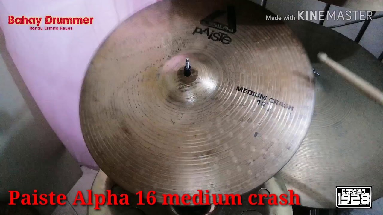 Paiste Alpha 16 medium crash video editing software free
