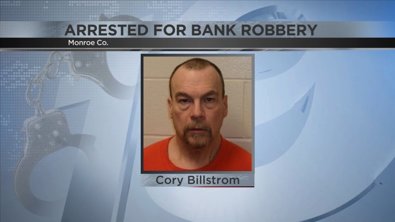 Bank robbery suspect arrested in Monroe County - YouTube