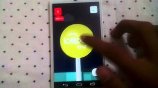 Android 5.0 Lollipop Land ( Easter Egg ) Gameplay on Moto G ( 2014 ) screenshot 2