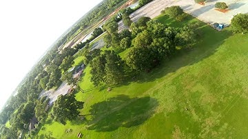 Lumenier QAV-R at the Park (Loops, Flips, Altitude Dives, Crash)