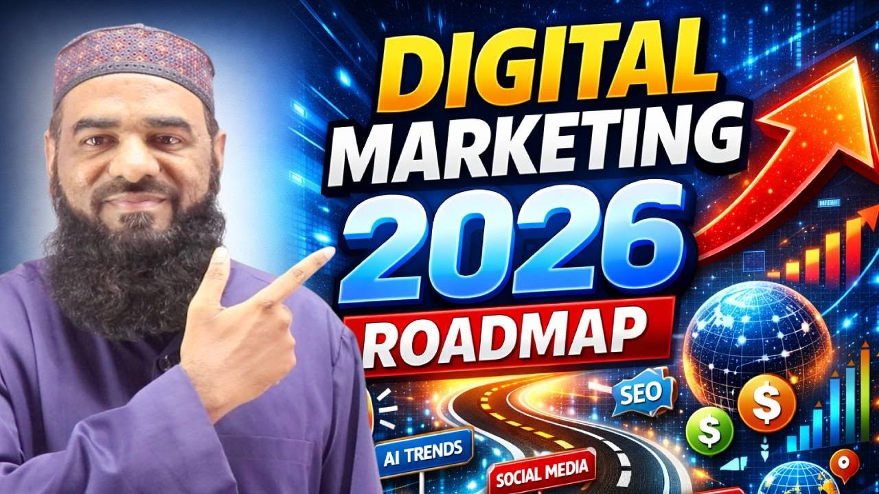 Digital Marketing 2026 Roadmap | AI, SEO & Skills to Survive - YouTube