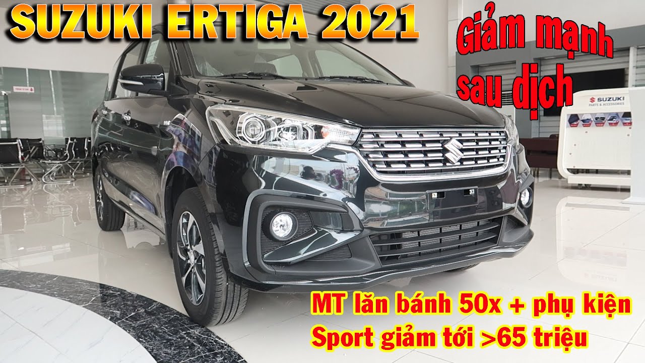 Báo giá Suzuki Ertiga Sport và Ertiga số sàn. Ưu đãi lăn bánh tháng 10/2021 chỉ từ 50x + phụ kiện.