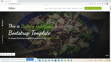 Angular Free Restaurant Website Template 3