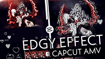 Edgy Effect/Transition Like After Effects On CapCut | CapCut AMV/Edit Tutorial