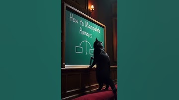 Subscribe us! #ai #cat #funnypets #subescribe #blackcat #manipulation #humans