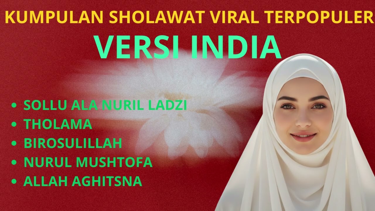 Kumpulan Sholawat Versi Musik India Terbaik | Sollu Ala Nuril Ladzi, Tholama, Nurul Mushtofa
